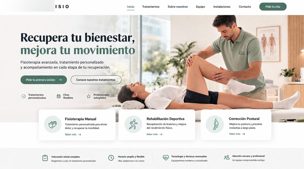 Web clínica fisioterapia Marina Baixa