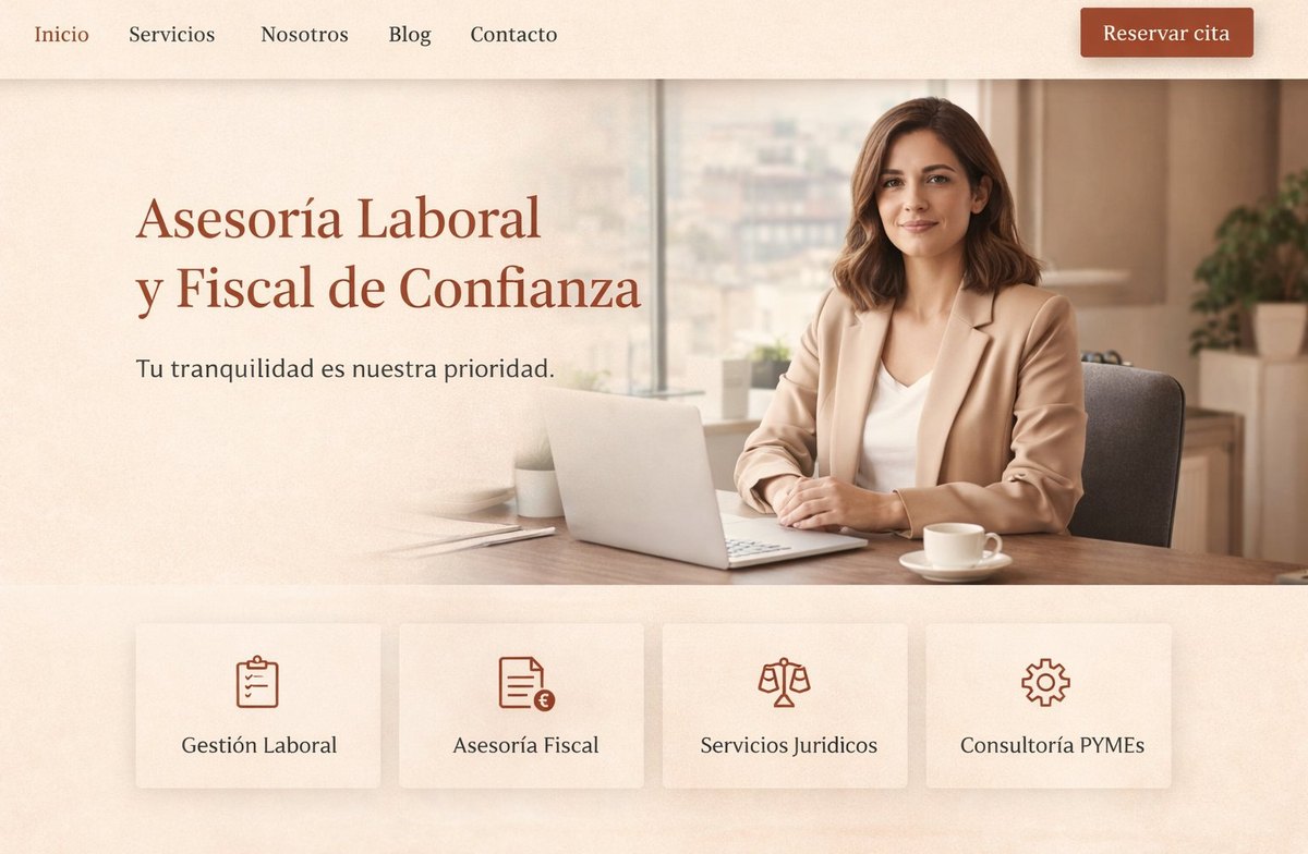 Web asesoría laboral fiscal Marina Baixa